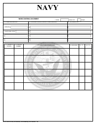AFSC Form 959A Navy - Work Control Document, Page 2