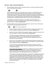 Form MGCB-RAL-4059 Application for Race Meet License - Michigan, Page 4