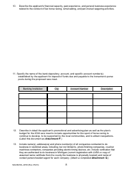 Form MGCB-RAL-4059 Application for Race Meet License - Michigan, Page 8