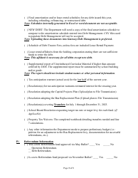 School Corporation Budget Information for Review Purposes - Indiana, Page 3