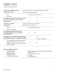 Solicitud Para Membresia De You First - Vermont (Spanish), Page 4
