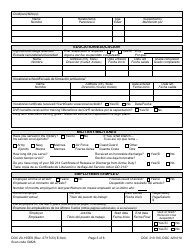 Form DOC20-155ES Intake/Pre-sentence Report Information Sheet - Washington (English/Spanish), Page 3
