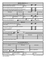 Form DOC20-155 Intake/Pre-sentence Report Information Sheet - Washington, Page 5