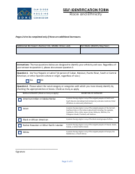 Self-identification Form - Race and Ethnicity - First-Time Homebuyer Program - City of San Diego, California, Page 3
