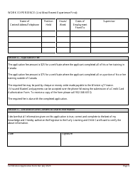 Early Childhood Educator Certification Application Form - Prince Edward Island, Canada, Page 4