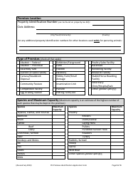 Pei Livestock and Poultry Premises Identification Application - Prince Edward Island, Canada, Page 2