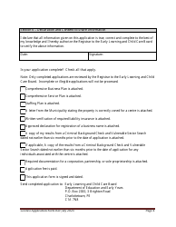 Early Childhood, Preschool and School Age Child Centre Licence Application Form - Prince Edward Island, Canada, Page 4
