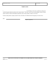 Form SJPR-500 Objection to Petition to Terminate (Guardianship or Conservatorship) - County of San Joaquin, California, Page 2