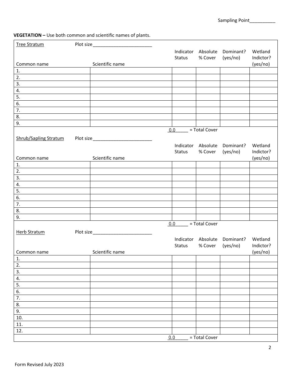 Massachusetts Bordering Vegetated Wetland Determination Form Download ...