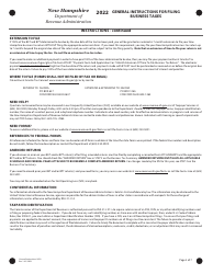 Instructions for Form BET Business Enterprise Tax Return - New Hampshire, Page 3