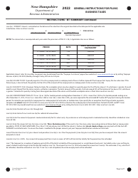 Instructions for Form BET Business Enterprise Tax Return - New Hampshire, Page 5