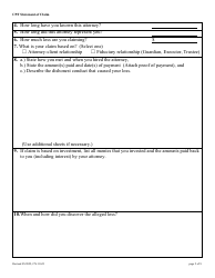 Form 11623 Statement of Claim - New Jersey, Page 2