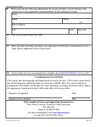 Form 11623 Statement of Claim - New Jersey, Page 4