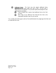 Checklist for Packet 7 - Petitioner - Modification of Custody and Child Support - Wyoming, Page 7