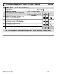 Form RTCR-2 Coliform Bacteria Level 2 Assessment Form - Massachusetts, Page 14