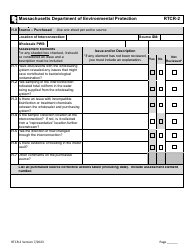 Form RTCR-2 Coliform Bacteria Level 2 Assessment Form - Massachusetts, Page 15
