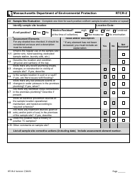 Form RTCR-2 Coliform Bacteria Level 2 Assessment Form - Massachusetts, Page 2