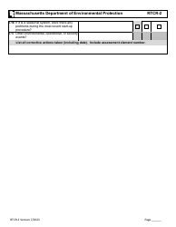 Form RTCR-2 Coliform Bacteria Level 2 Assessment Form - Massachusetts, Page 5