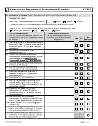 Form RTCR-2 Coliform Bacteria Level 2 Assessment Form - Massachusetts, Page 7