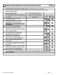 Form RTCR-2 Coliform Bacteria Level 2 Assessment Form - Massachusetts, Page 9