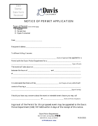 Sound (Noise) Permit Application - City of Davis, California, Page 7