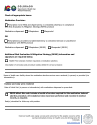 Certification Statement/Case Summary - Abortion Services (Sexual Assault or Incest) - Colorado, Page 2