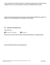 Brownfields Site Preparation and Remediation Funding Application - Rhode Island, Page 3