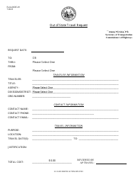 Form DOT-49 Out of State Travel Request - West Virginia, Page 3
