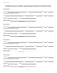 Form DMV-126-F-DS Motor Vehicle Rental Agency Certificate - West Virginia, Page 3