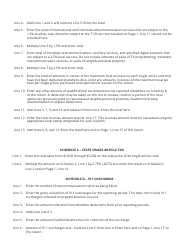 Form SLS458 (RV-R0010701) Tv Programming and Telecommunications Sales and Use Tax Return - Tennessee, Page 6