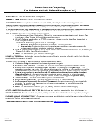 Form 362 Alabama Medicaid Referral Form - Alabama, Page 2