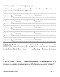 Form Supreme-2 Application for Court Appointment Certification - Rhode Island, Page 4