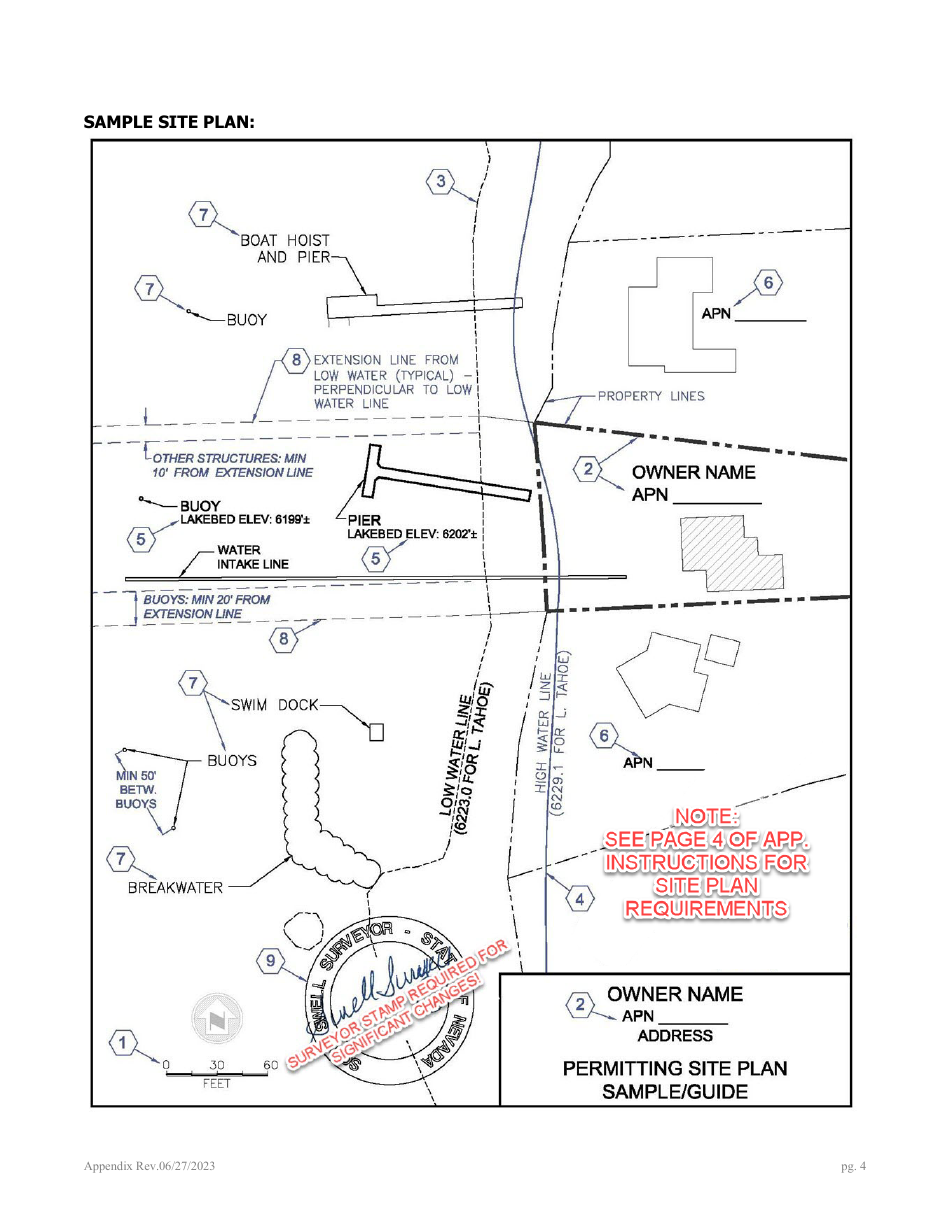 Application for Authorization to Use State-Owned Submerged Lands at Lake Tahoe - Nevada, Page 14