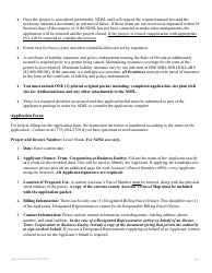 Application for Authorization to Use State-Owned Submerged Lands at Lake Tahoe - Nevada, Page 2