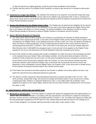 Form HUD-92237-PRA Exhibit 9 Part II of the Rental Assistance Contract, Page 3