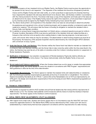Form HUD-92237-PRA Exhibit 9 Part II of the Rental Assistance Contract, Page 4