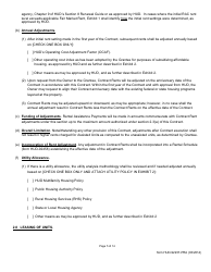 Form HUD-92237-PRA Exhibit 9 Part II of the Rental Assistance Contract, Page 5
