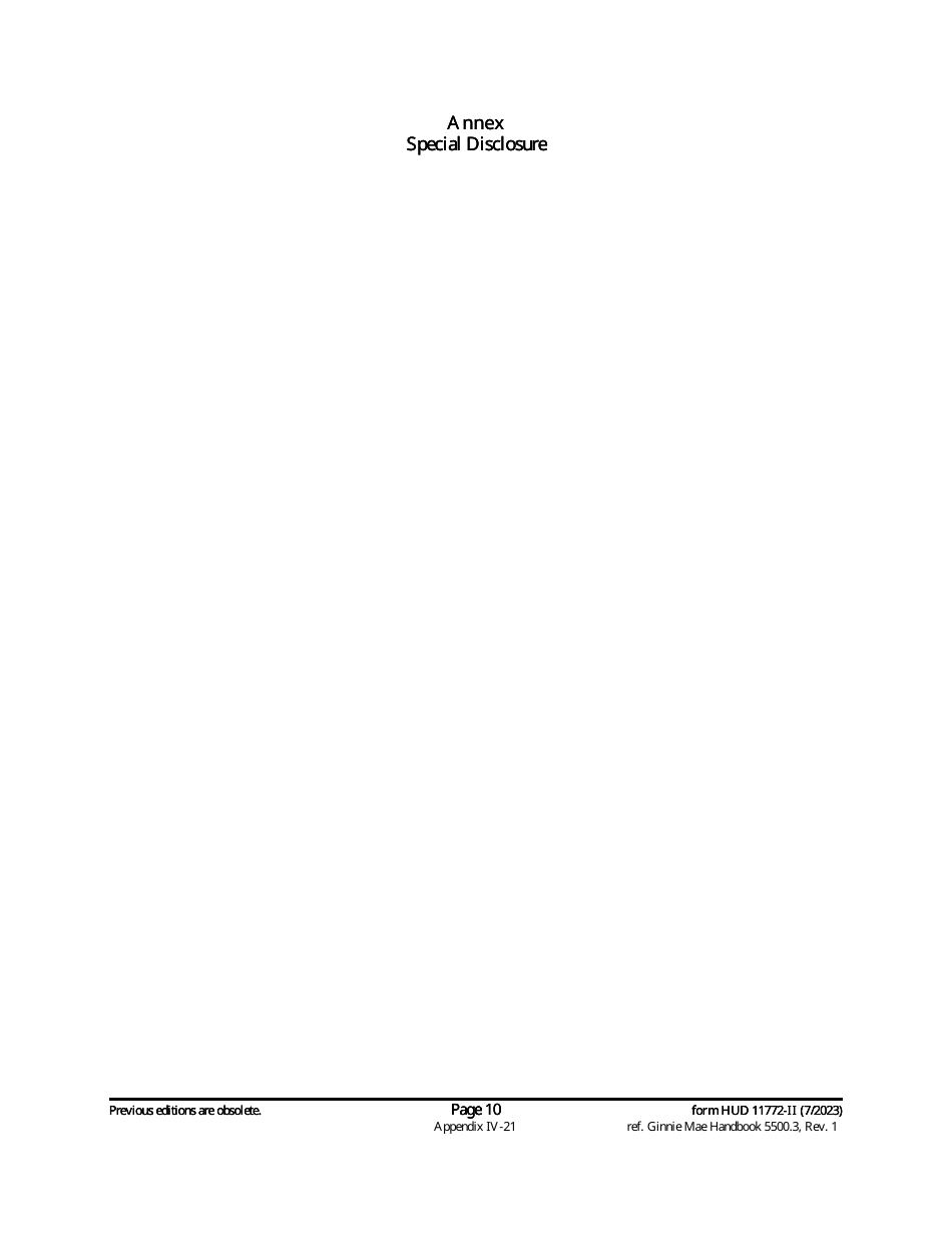 Form HUD-11772-II Prospectus Ginnie Mae II Adjustable Rate Mortgages, Page 11