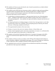 Form HUD-50158 Homeownership Certifications and Assurances, Page 3