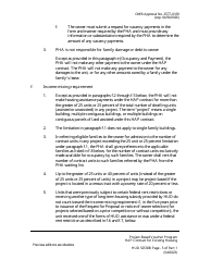 HUD Form 52530B Housing Assistance Payments Contract Existing Housing - Part 1 of Hap Contract - Section 8 Project-Based Voucher Program, Page 5