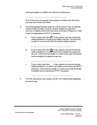HUD Form 52530B Housing Assistance Payments Contract Existing Housing - Part 1 of Hap Contract - Section 8 Project-Based Voucher Program, Page 7