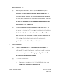 Form HUD-52578B Statement of Family Responsibility - Section 8 Project-Based Voucher Program, Page 3