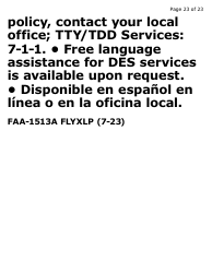 Form FAA-1513A-XLP Time Saving Tips (Extra Large Print) - Arizona, Page 23