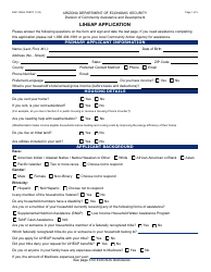 Form EAP-1002A Liheap Application - Arizona