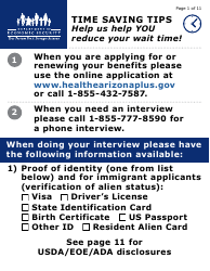 Document preview: Form FAA-1513A-LP Time Saving Tips (Large Print) - Arizona