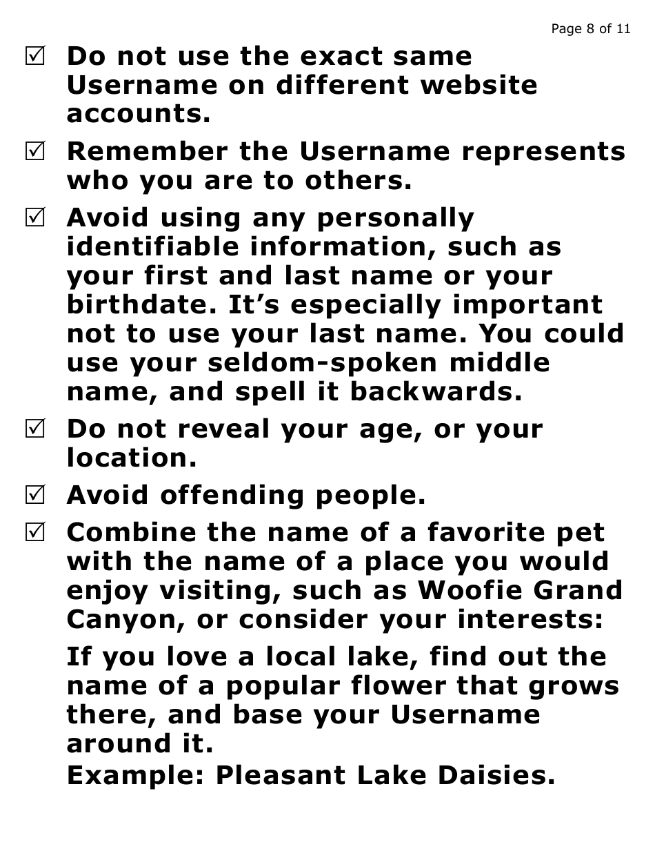 Form FAA-1513A-LP Time Saving Tips (Large Print) - Arizona, Page 8