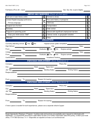 Form ESA-1306A Employment Service Registration - Arizona, Page 2