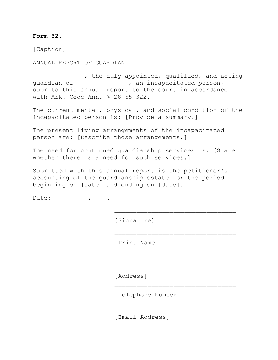 Form 32 - Fill Out, Sign Online and Download Printable PDF, Arizona ...