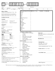 Document preview: 11-20 Years Epsdt Visit Form - Mississippi