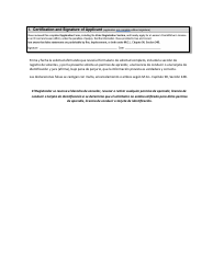 Instrucciones para Formulario LIC100 Driver&#039;s License, Learner&#039;s Permit or Id Card Application - Massachusetts (Spanish), Page 7